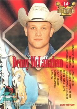 1996 High Gear Rodeo Crown Jewels #14 Denny McLanahan Back